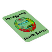Pyongyang, Noord-Korea (DVK) Heremitisch Koninkrij Magneet (Rechterzijde)
