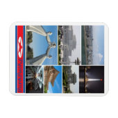 Pyongyang - Noord-Korea - Magnet Magneet (Horizontaal)