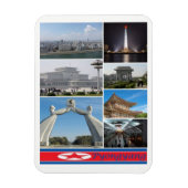 Pyongyang - Noord-Korea - Magnet Magneet (Verticaal)