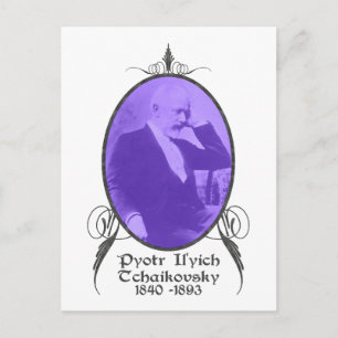 Pyotr Il'yich Tchaikovsky Briefkaart