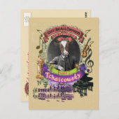 Pyotr Tchaicowsky Cow Animal Composer Tchaikovsky Briefkaart (Voorkant / Achterkant)