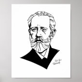 Pyotr Tchaikovsky Poster (Voorkant)
