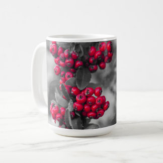 Pyracantha Bes Rode en Grijze Botanische Mok