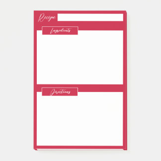 Pyracantha-bes rode recept sticky notities post-it® notes