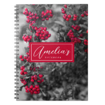 Pyracantha-bes-spiraalnotitieboek