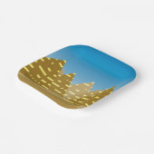 Pyramid City Papieren Bordje (Gebogen)