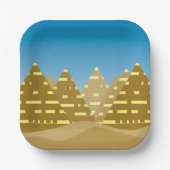 Pyramid City Papieren Bordje (Voorkant)