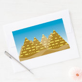Pyramid City Rechthoekige Sticker