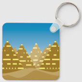 Pyramid City Sleutelhanger (Achterkant)