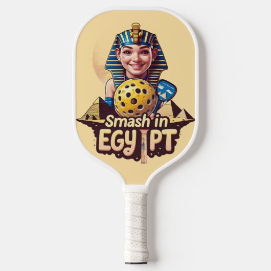 Pyramid Smash – Egypte Pickleball Design Paddle (Voorkant)