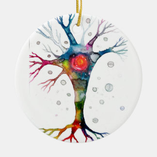 Pyramidaal neuron in de neocortex keramisch ornament