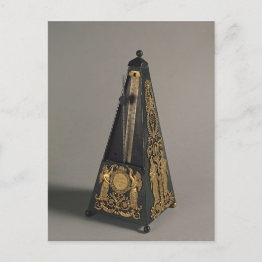 Pyramidale metronoom, 1815 briefkaart (Voorkant)