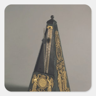 Pyramidale metronoom, 1815 vierkante sticker