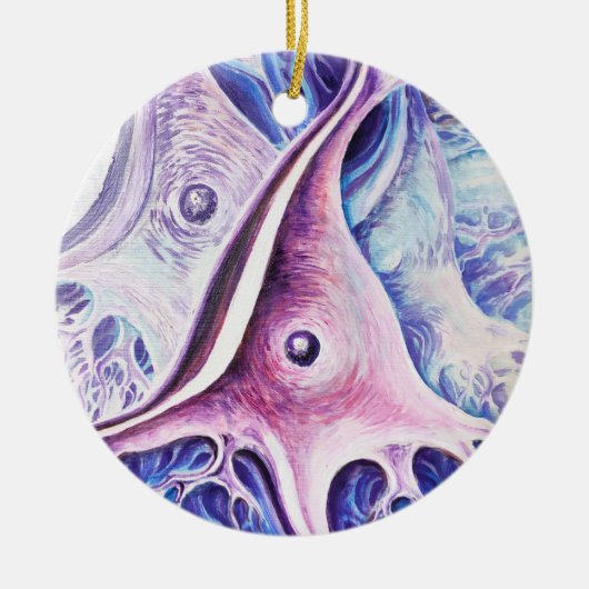 Pyramidale neuronen keramisch ornament (Voorkant)