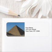 Pyramide bij Giza, Egypte Etiket (Insitu)