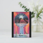 Pyramide Briefkaart. Briefkaart (Staand voorkant)