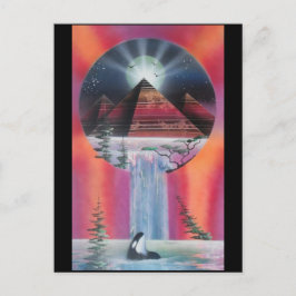 Pyramide Briefkaart. Briefkaart