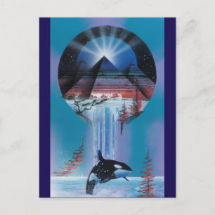 Pyramide-Briefkaart Briefkaart