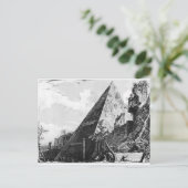 Pyramide carte postale vintage piranesi (Debout devant)