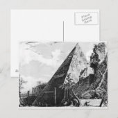 Pyramide carte postale vintage piranesi (Devant / Derrière)