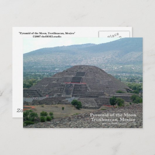 Pyramide de la carte postale de la Lune (Devant / Derrière)