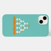 Pyramide des sapins de Noël faite de bonhommes de  (Verso Horizontal)