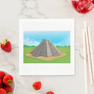 Pyramide Des Serviettes En Papier Sun