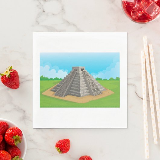 Pyramide Des Serviettes En Papier Sun