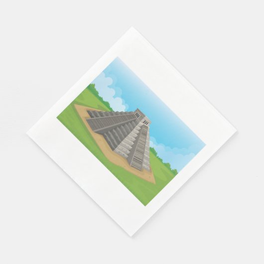 Pyramide Des Serviettes En Papier Sun (Coin)