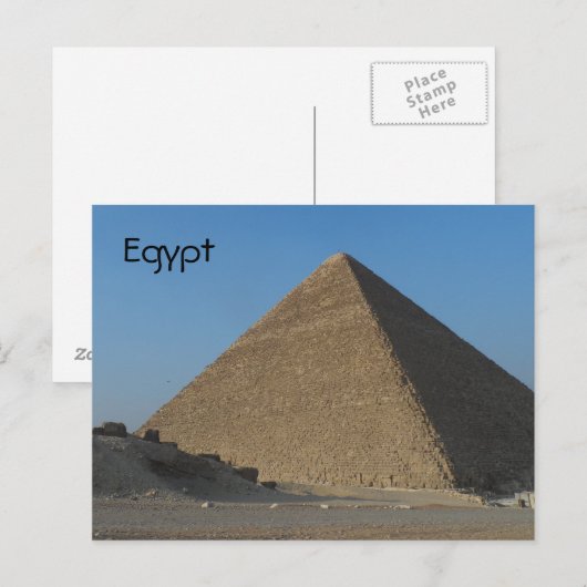 Pyramide - Egypte Briefkaart (Voorkant / Achterkant)