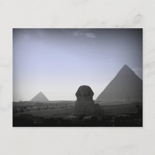 Pyramide en Sphinx Briefkaart (Voorkant)