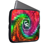 Pyramide Factal Multicolors Sac électronique (Devant droit)