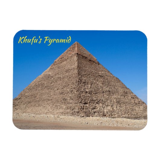 Pyramide of Cheops - Cairo, Egypte Magneet (Horizontaal)