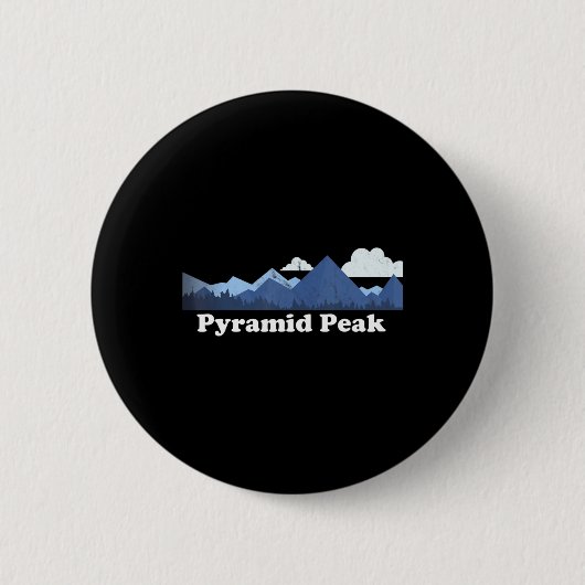 Pyramide Peak Bagger New York NY Ronde Button 5,7 Cm (Voorkant)