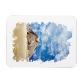 Pyramide van de Egyptische Waterverf Giza Art Magneet (Horizontaal)