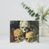 Pyramide van de Skulls Paul Cezanne Briefkaart (Staand voorkant)