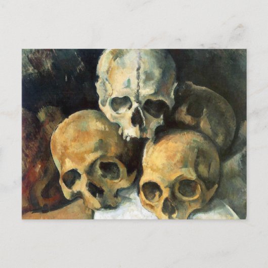Pyramide van de Skulls Paul Cezanne Briefkaart (Voorkant)