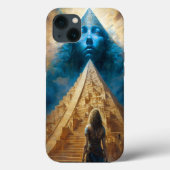 Pyramide Visionary Surreal Hoesje-Mate iPhone Case (Achterkant)