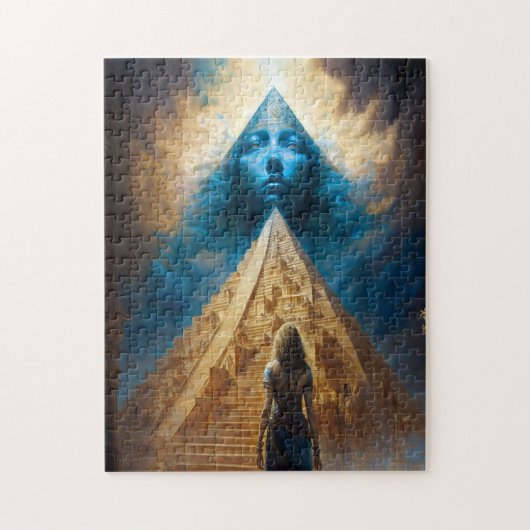 Pyramide Visionnaire Surreal Art Jigsaw Puzzle Puz (Vertical)
