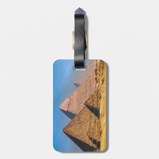 Pyramiden Bagagelabel (Achterkant verticaal)