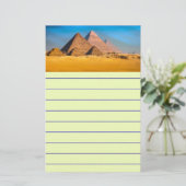 Pyramiden Briefpapier (Staand voorkant)