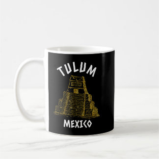 Pyramiden en Mayan Ruins Tulum Mexico Vacation Koffiemok