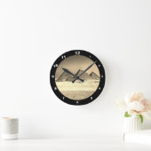 Pyramiden en woestijn,  Caïro/oud Egypte Ronde Klok (Huis)