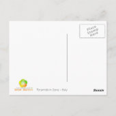 Pyramiden in zone briefkaart (Achterkant)