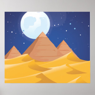 Pyramiden Poster