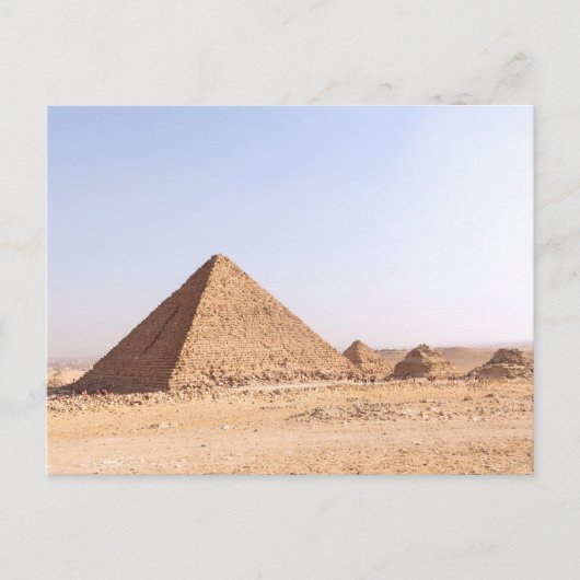 Pyramiden uit Egypte Briefkaart (Voorkant)
