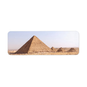 Pyramiden uit Egypte Etiket
