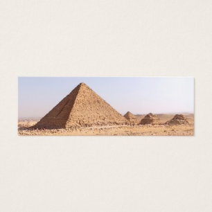 Pyramiden uit Egypte Mini Visitekaartjes