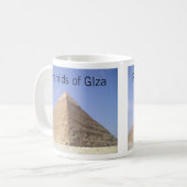 Pyramiden van de Giza-Mok Koffiemok (Voorkant links)