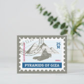 Pyramiden van Giza Briefkaart (Staand voorkant)